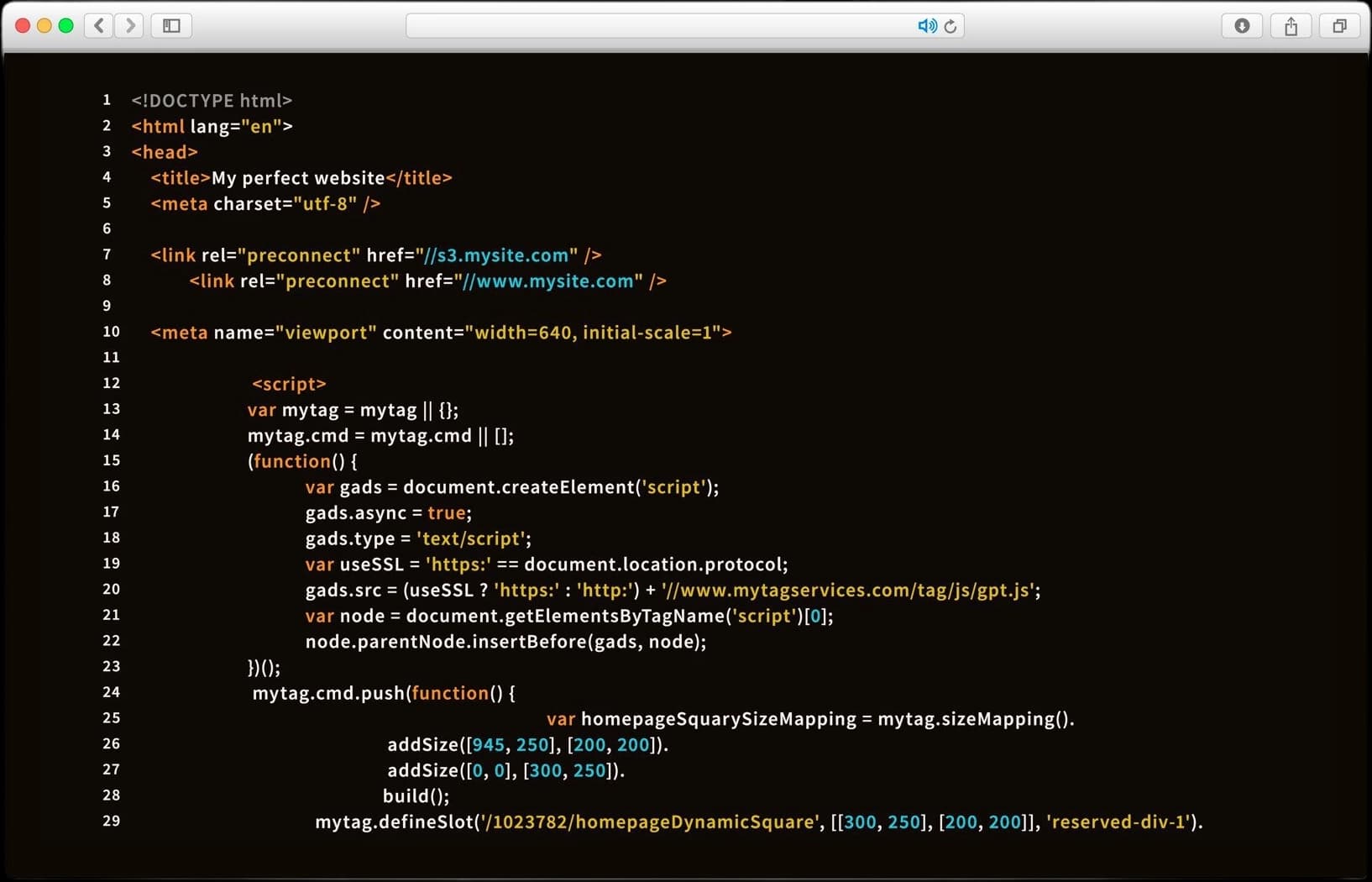 Laptop met screenshot van website